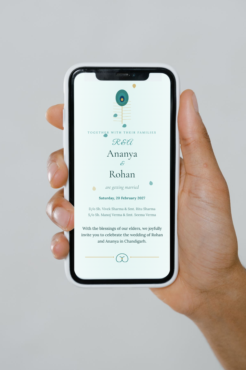 Mor invitation shown on a phone